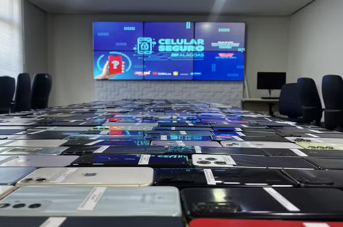 Alagoas registra queda no número de celulares roubados e aumento na recuperação de aparelhos