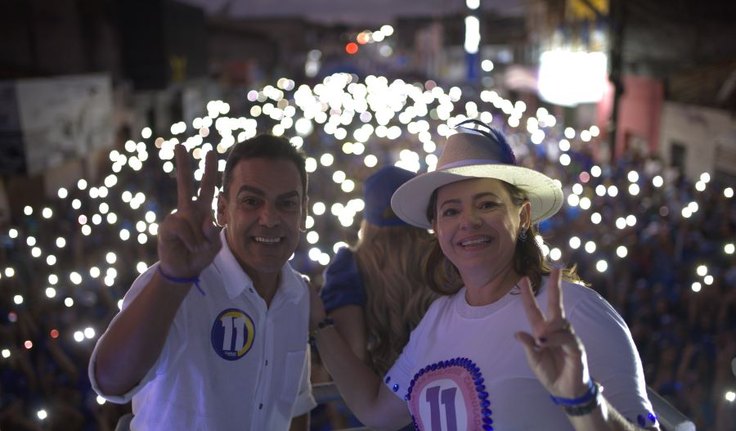 Milhares de mulheres tomam as ruas de São Sebastião em apoio à Charles Pacheco prefeito e Patrícia vice (PP)