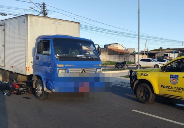 Motociclista é socorrido após colisão na Marginal do Riacho Piauí, em Arapiraca