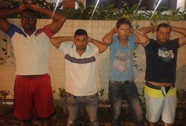 Gecoc e PM prendem quatro colombianos pelo crime de agiotagem em Maceió