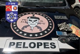 Guarnições do 3º BPM prendem mulher de 29 anos por tráfico de drogas, em Lagoa da Canoa