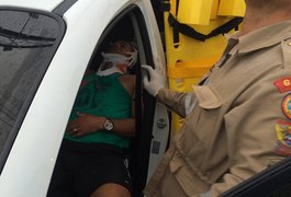 Supostamente embriagado, motorista provoca acidente em Maceió