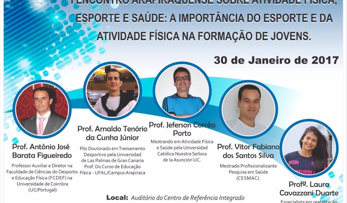 Faculdade realiza seminário sobre Atividade Física, Esporte e Saúde, em Arapiraca