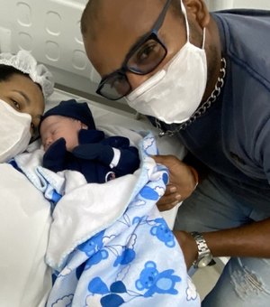 Conheça Manoel Antônio, o primeiro bebê alagoano nascido em 2021