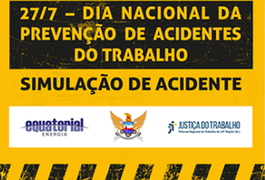 Tribunal Regional do Trabalho, Bombeiros e Equatorial realizam simulado com evacuação e resgate