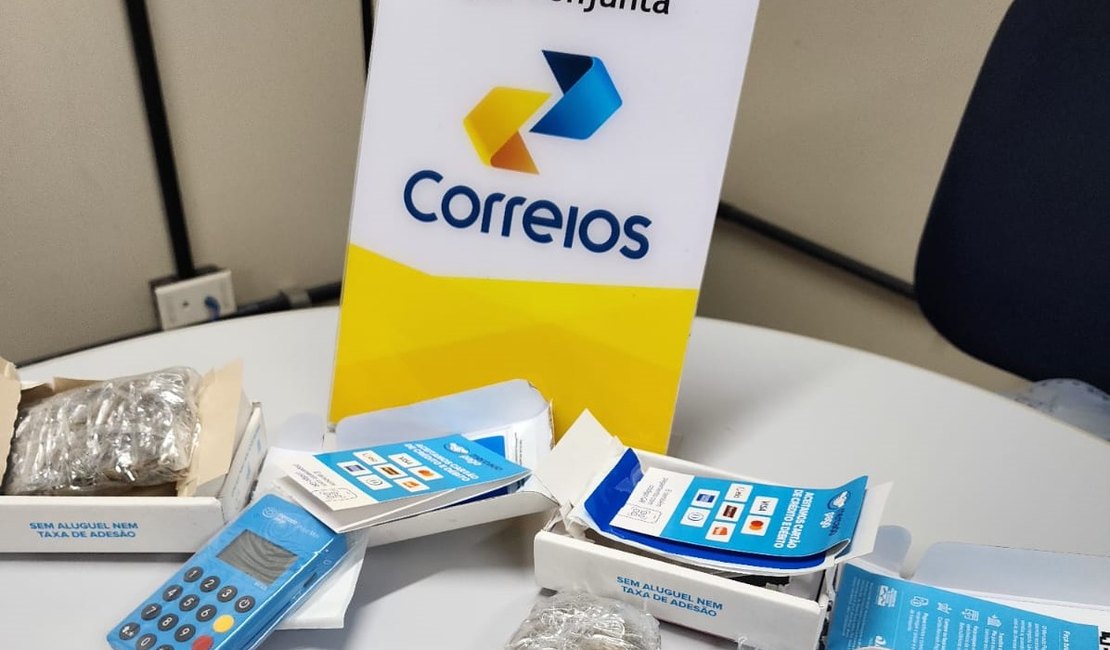Polícia Federal apreende quase 1,5kg de maconha em encomendas para traficantes alagoanos enviadas pelos Correios