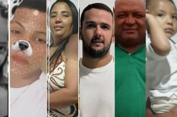 Quem eram as seis vítimas fatais de acidente entre dois carros na AL-220, em Piranhas