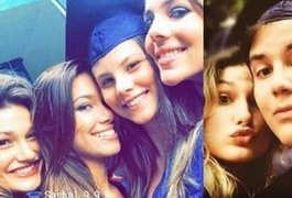 Orgulho da mamãe! Sasha Meneguel celebra formatura com amigos