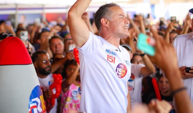 Renan Filho lidera intenções de voto para o governo com 41,25%, diz pesquisa Falpe