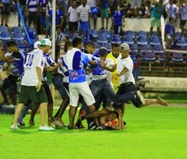 VÍDEO: final do Campeonato Alagoano é marcado por guerra entre torcidas