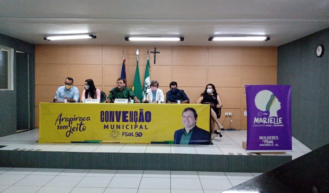 Lindomar Ferreira e Alice Kelly serão os representantes do PSOL na disputa para a Prefeitura de Arapiraca
