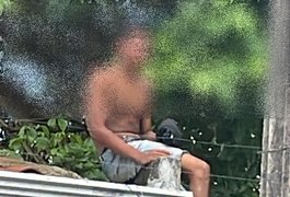 Detido em telhado de casa em Arapiraca é paciente psiquiátrico e estava em surto