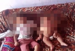 Vídeo. Após denúncia de vizinhos, Conselho Tutelar resgate crianças em Arapiraca