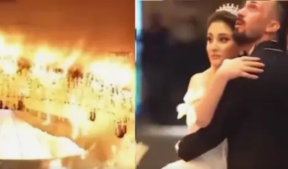 Vídeo mostra início de incêndio que matou mais de 100 em casamento no Iraque; confira