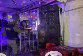 Segurança Pública apreende 13 equipamentos de som em bairros de Maceió