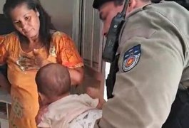 Agentes da polícia Militar salvam bebê vítima de engasgo em Capela