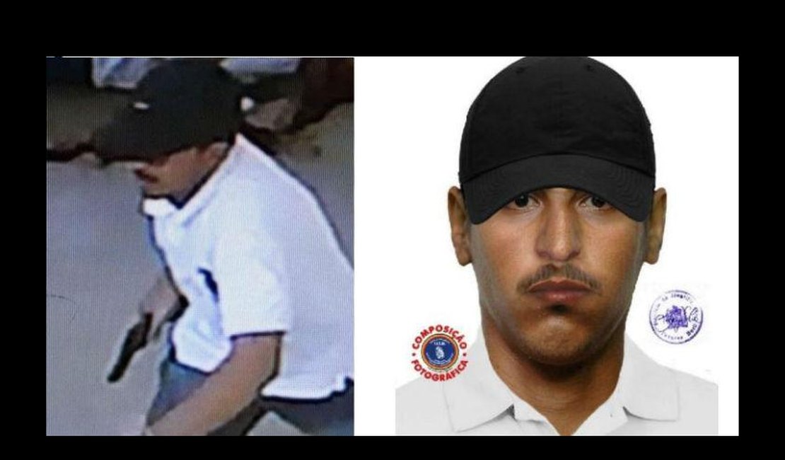 Polícia divulga retrato falado de assassino de advogado em Caruaru