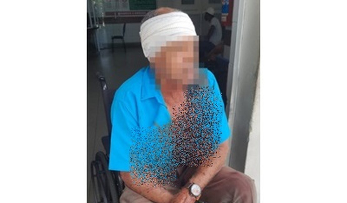 Idoso de 79 anos sofre tentativa de homicídio por arma branca, em Porto Real do Colégio