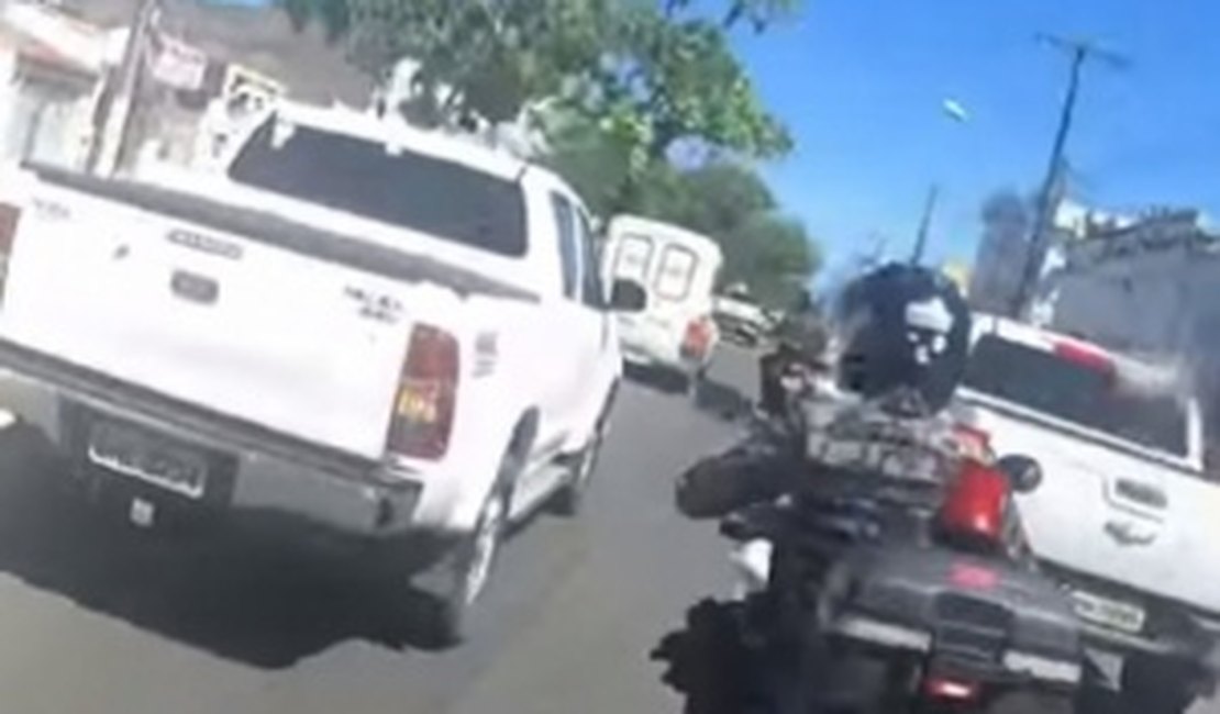 |Vídeo| Rocam atende pedido de mãe e escolta família até hospital em Maceió