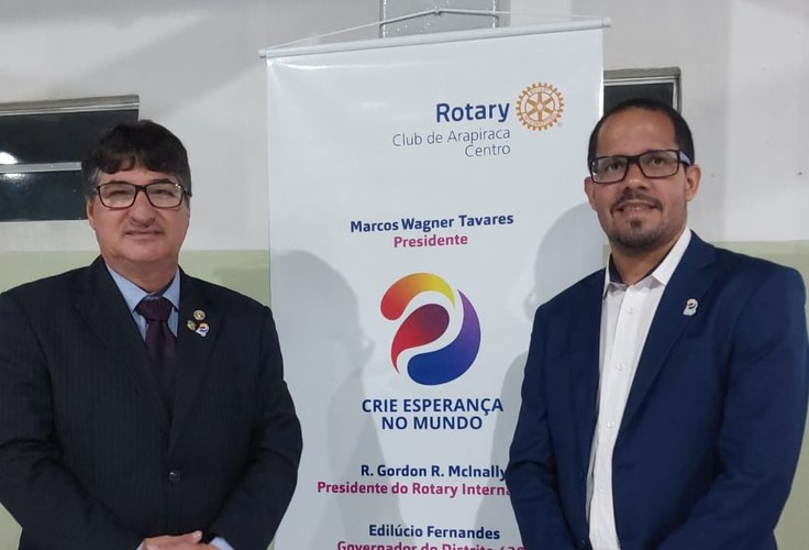 Marcos Tavares assume a presidência do Rotary Club de Arapiraca-Centro