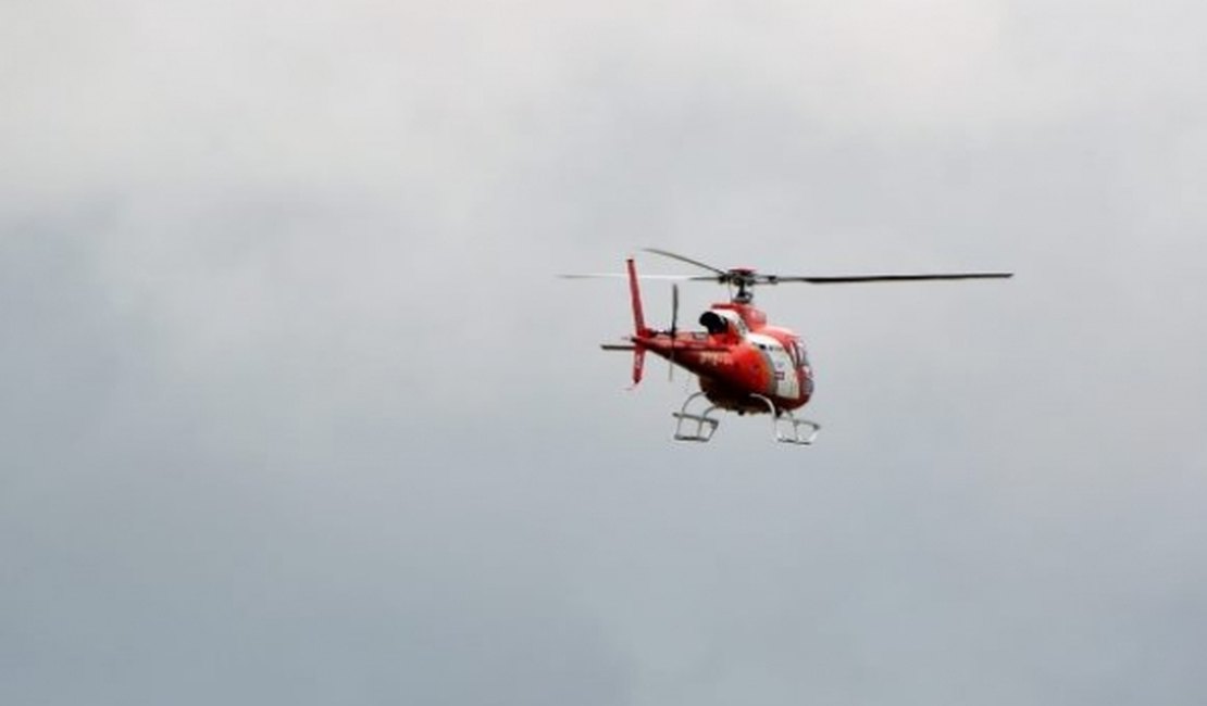 Samu Aeromédico resgata turista vítima de afogamento em praia de Maragogi