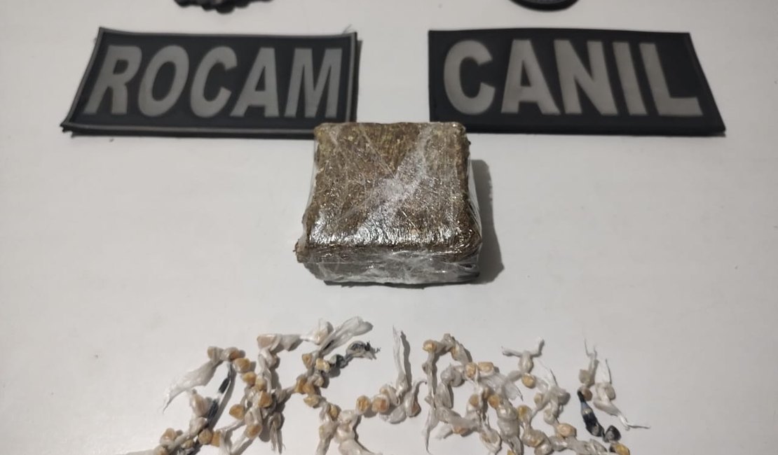 Menor é apreendido por tráfico de drogas no Alto do Cruzeiro, em Arapiraca