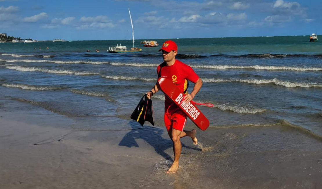 Corpo de Bombeiros registra aumento nos resgates de salvamento aquático em Alagoas
