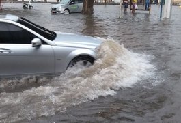 Vídeo. Chuva deixa ruas alagadas e causa transtorno em Arapiraca; confira imagens