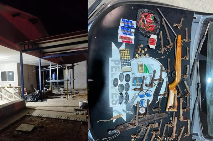 Briga entre colegas de trabalho termina em assassinato em Branquinha; arsenal de armas é apreendido na casa do autor