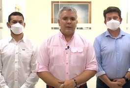 Helicóptero em que viajava presidente da Colômbia é recebido a tiros