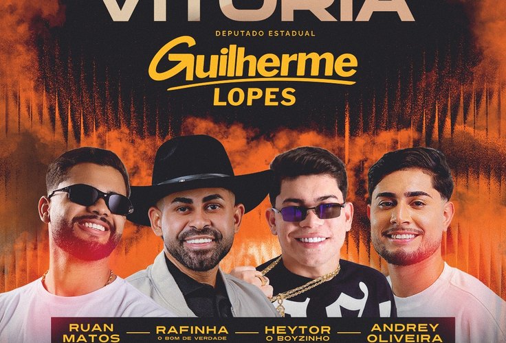 Com mais de 38 mil votos, Guilherme Lopes faz grande Festa da Vitória com quatro shows em Penedo
