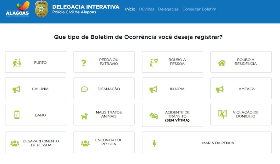 Covid-19: Polícia Civil pede que Boletins de Ocorrência passem a ser feitos pela internet