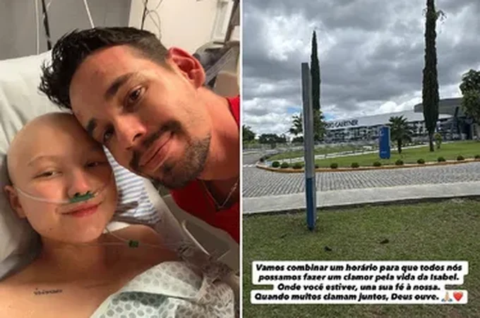 Marido de Isabel Veloso mobiliza corrente de oração pela saúde da influencer