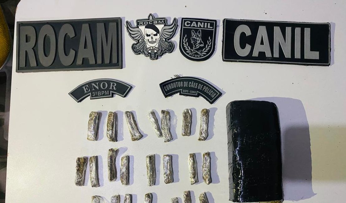 Homem se esconde dentro de caixa d'água para não ser preso com drogas em Arapiraca