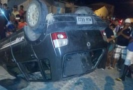 Veículo desgovernado atropela três pessoas no Centro de Boca da Mata