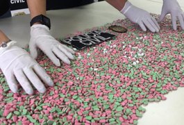 Mais de 8 mil comprimidos de ecstasy são apreendidos em apartamento