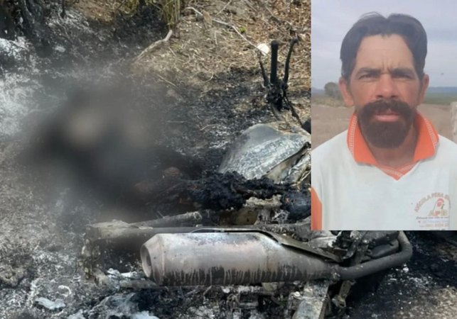 Homem é encontrado carbonizado às margens de rodovia no Sertão de Pernambuco
