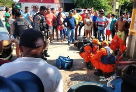 Jovem fica ferido em colisão entre carro e moto em Maragogi