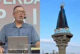 VÍDEO: Pastor chama Nossa Senhora Aparecida de 'satanás fantasiado de azul' em culto