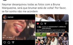 Neymar desarquiva fotos com Bruna Marquezine