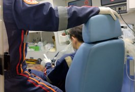 Colisão entre ciclomotor e motocicleta deixa duas pessoas feridas na zona rural de Arapiraca