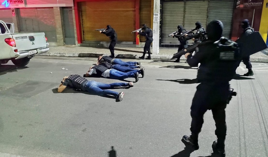 SSP realiza simulado de sequestro a gerente de banco em Arapiraca nesta quinta-feira