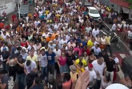 Renan Filho é recebido por 10 mil pessoas em União dos Palmares