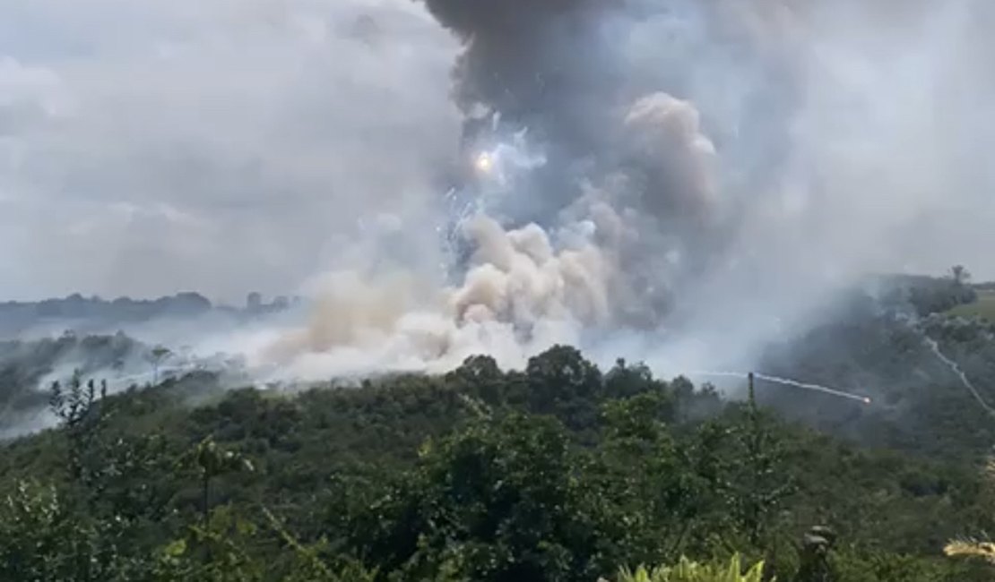 Grande explosão na parte alta de Maceió assusta populares