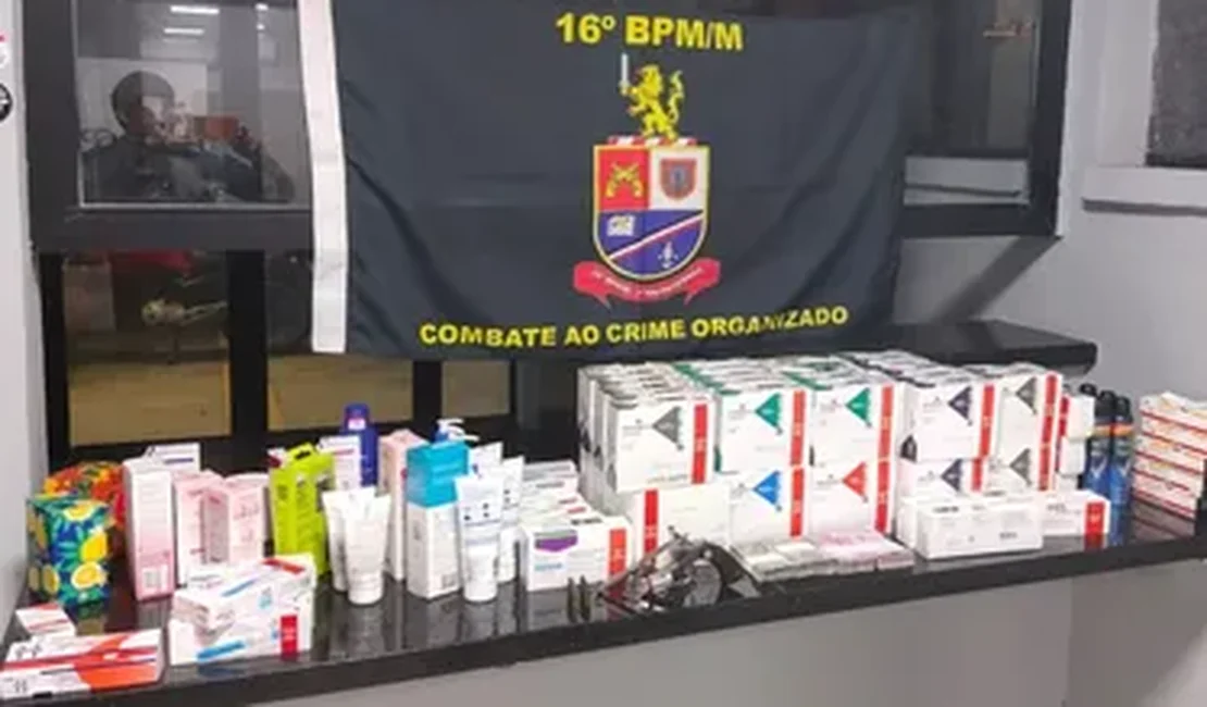 Casal é preso após roubar R$ 160 mil em canetas emagrecedoras