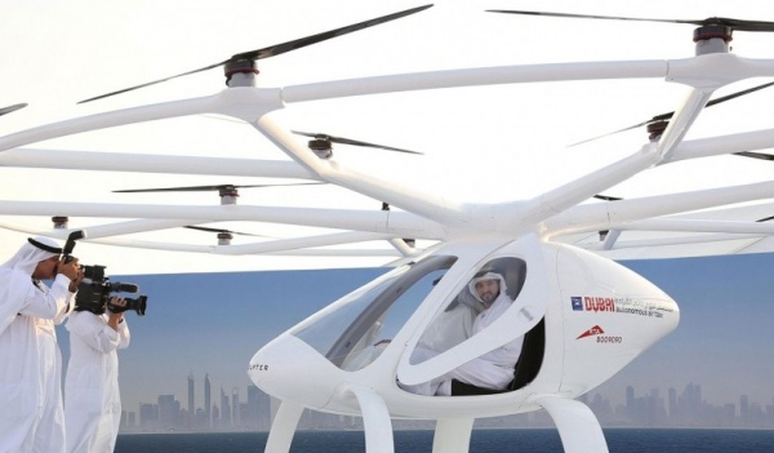 Dubai inicia testes em tentativa de se tornar primeira cidade com táxis drones