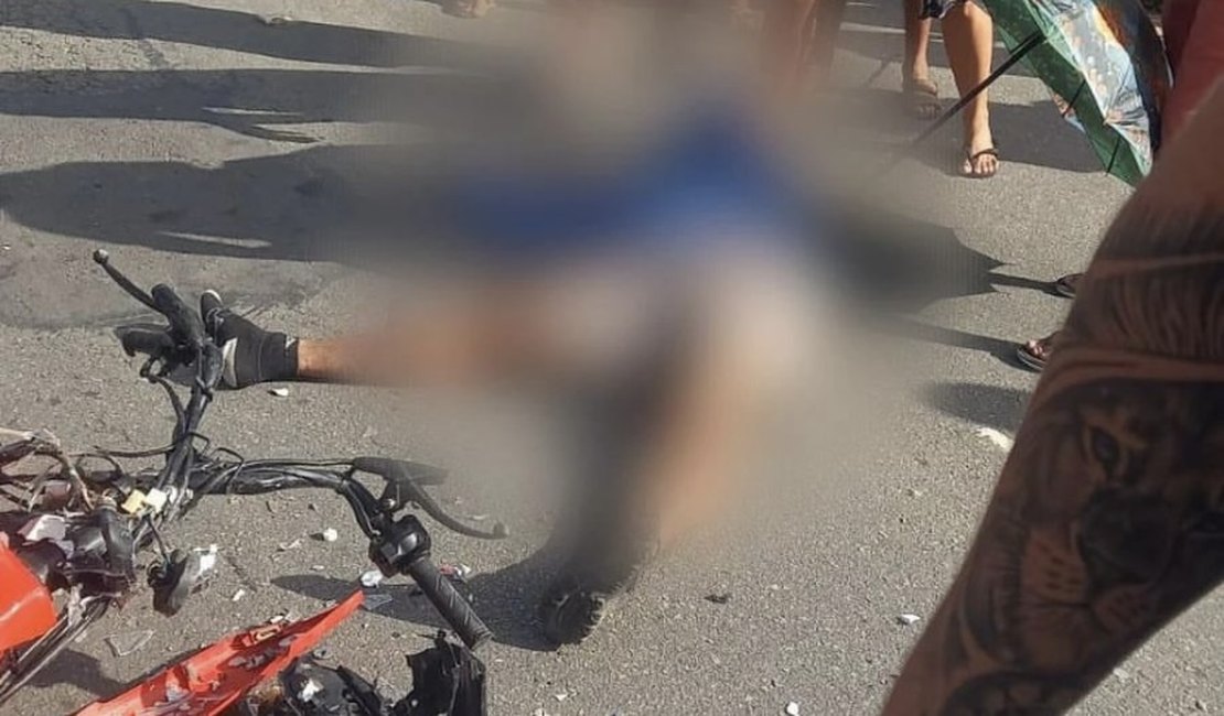 Grave acidente deixa motociclista morto no Sertão alagoano