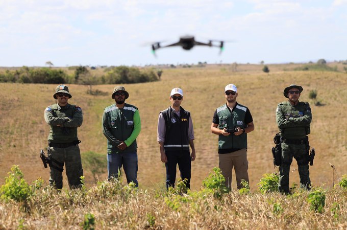 FPI flagra área desmatada equivalente a mais de 200 campos de futebol em Lagoa da Canoa e São Sebastião