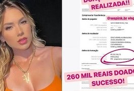 Virgínia Fonseca faz doação de R$ 260 mil para vítimas das chuvas na Bahia: “Começando 2022