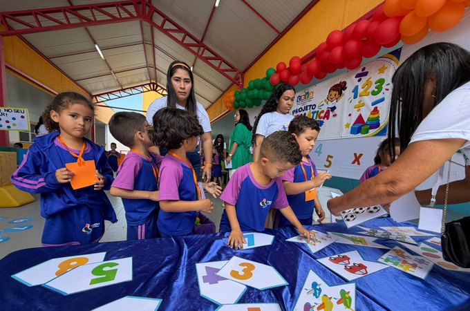 Creche CRIA promove Circuito Matemático com jogos, desafios e participação das famílias